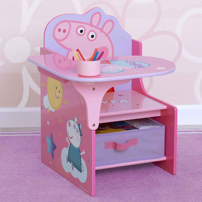 pink kids desk