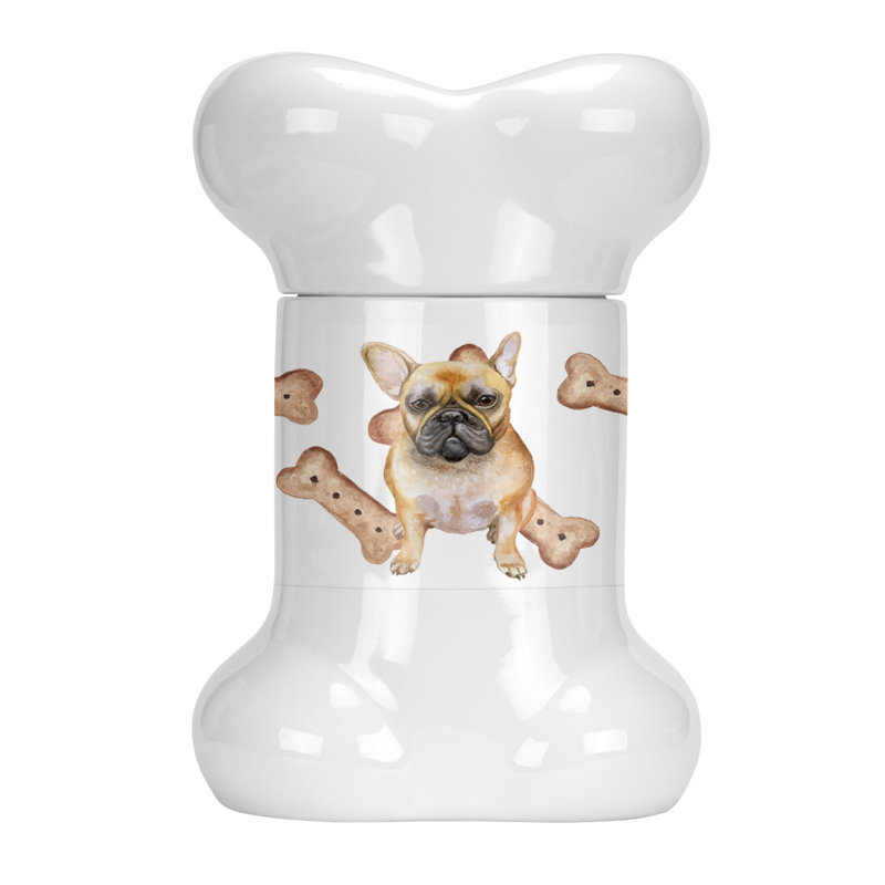 french bulldog treat jar