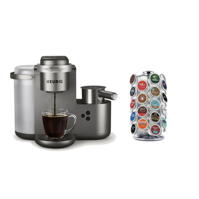 Keurig KCafe Single Serve KCup Pod Coffee Maker Bundle Comes with Carousel Keurig