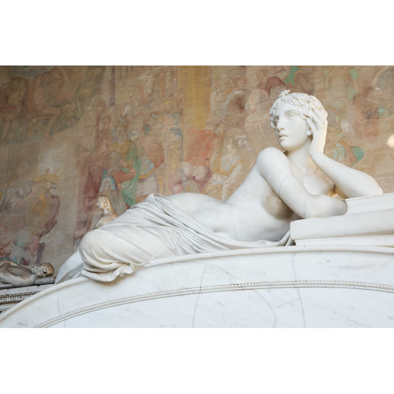 Old Beatiful Statue by Manakin - Wrapped Canvas Photograph