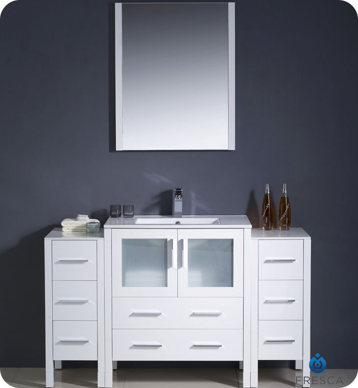 Fresca Torino 54 Single Bathroom Vanity Set With Mirror Reviews