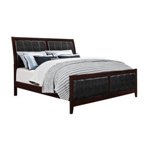 Rosa Upholstered Panel Bed by Global F..
