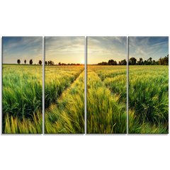 Wheat Field Wall Art Wayfair