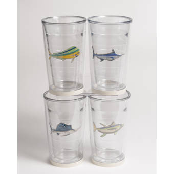 Host Freeze 4 Piece 9 Oz Plastic Double Wall Glass Set Reviews Wayfair