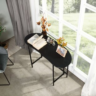 side end table with storage bin