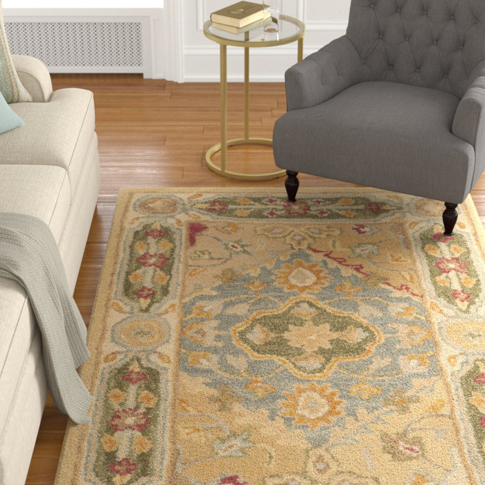 Charlton Home Cranmore Hand Tufted Wool Multi Color Area Rug