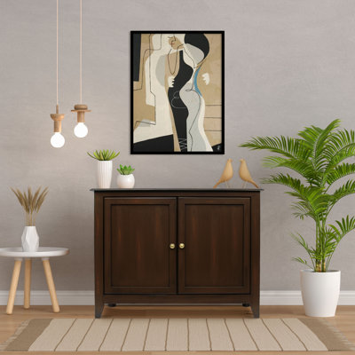Ajalae 35" Tall 2 Door Accent Cabinet