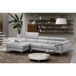 Go to store & view more images Armiead Leather Sectional by Orren Ellis