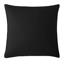 black pillow sham