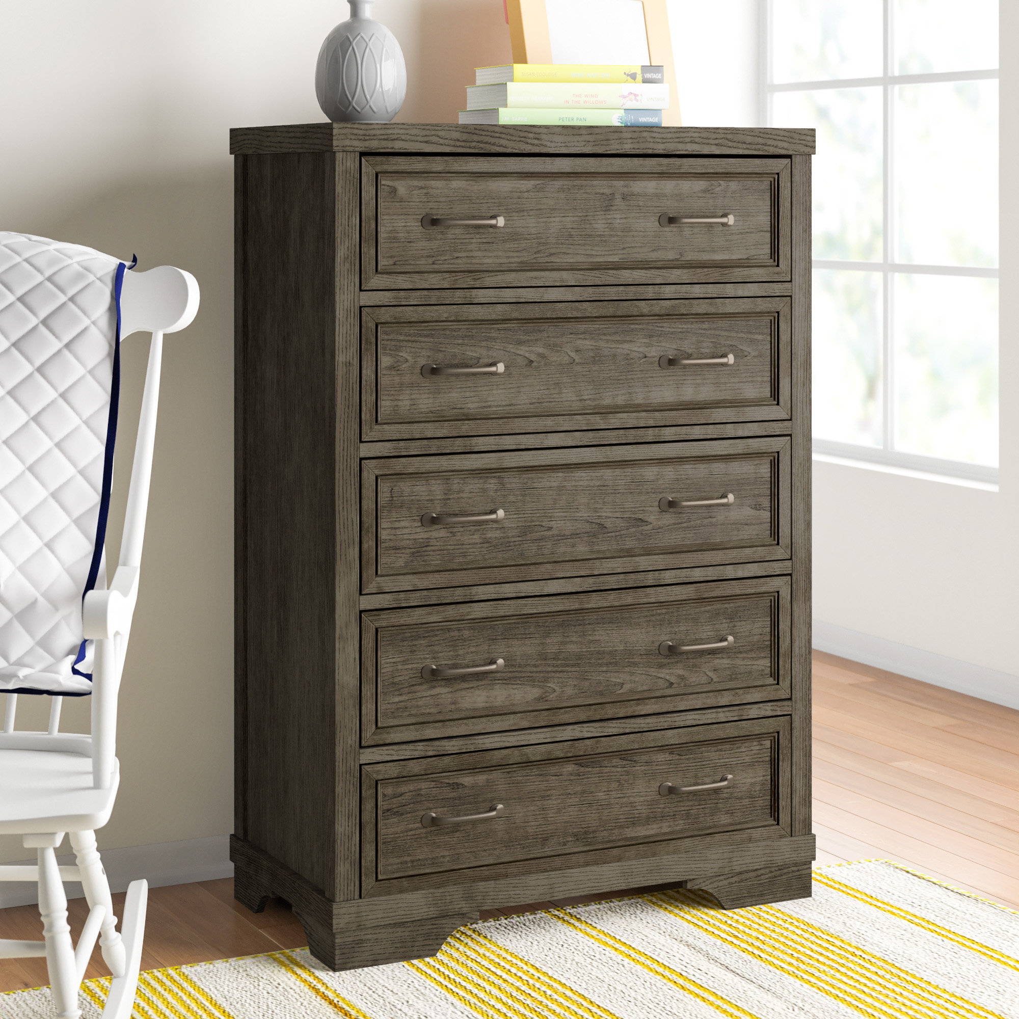 Three Posts Baby Kids New Ashford 5 Drawer Chest Wayfair
