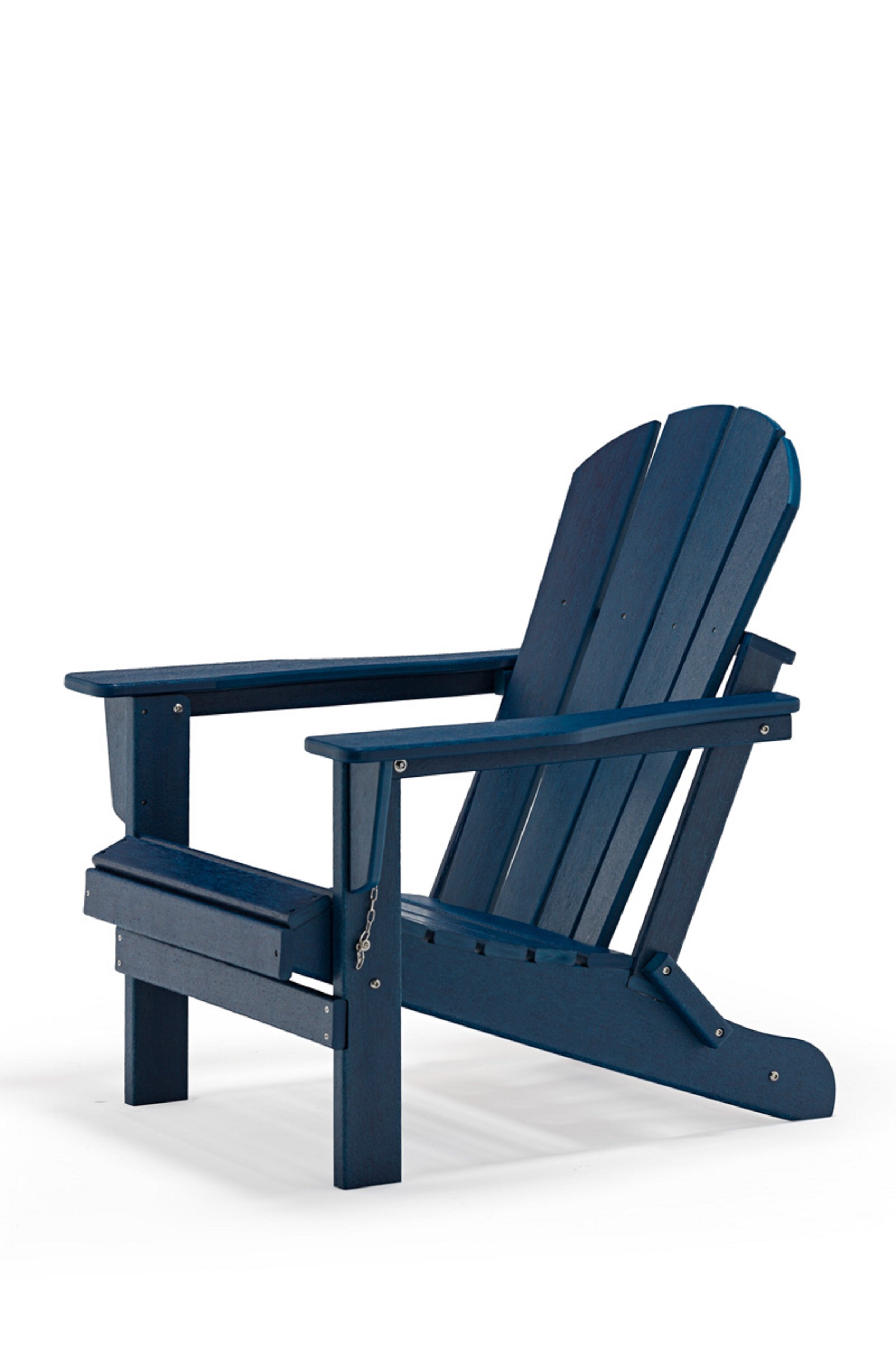 Aruba Blue Adirondack Chair with Flat Back Contemporary Patio Chairs Lawn Chair Outdoor Chairs Painted Weather Resistant 