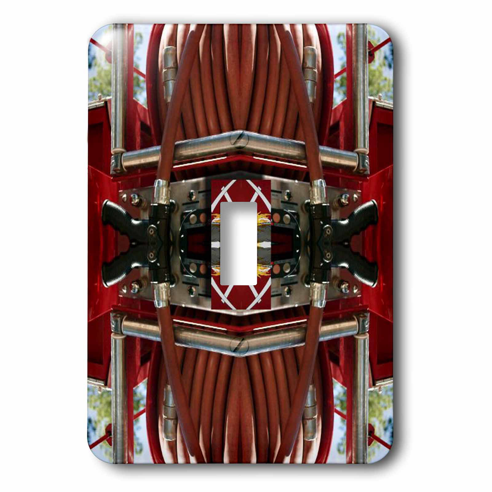 3drose Fire Truck Hose Compartment 1 Gang Toggle Light Switch Wall Plate Wayfair