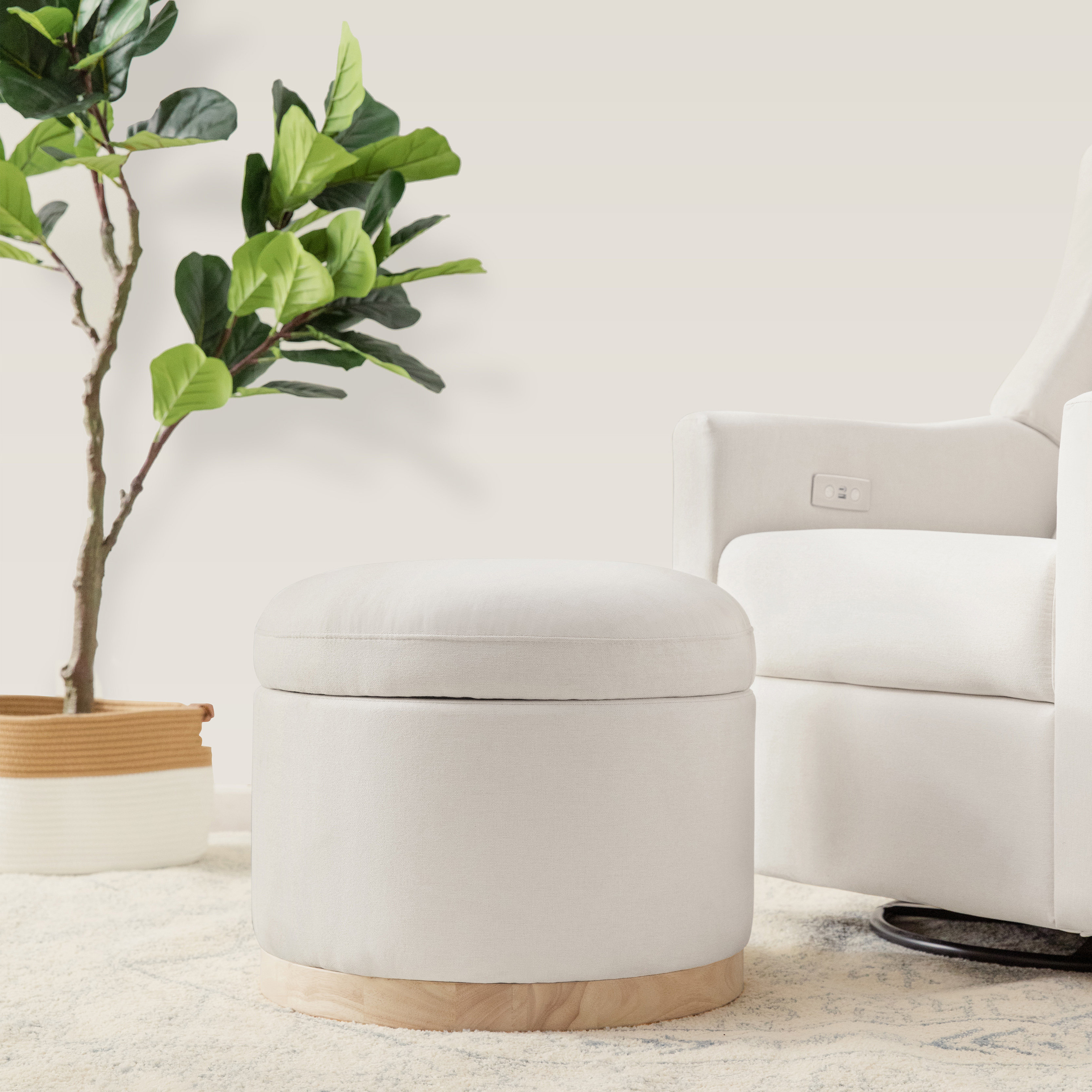 glider storage ottoman