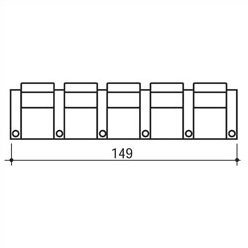 Tristar Home Theater Lounger (Row Of 5) by Bass Cheap