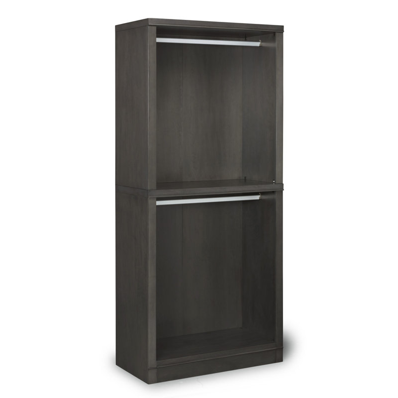 Three Posts Romsey 36 W Closet Hanging Storage Unit Wayfair