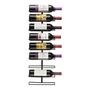 9 Bottle Wall Mounted Wine Rack