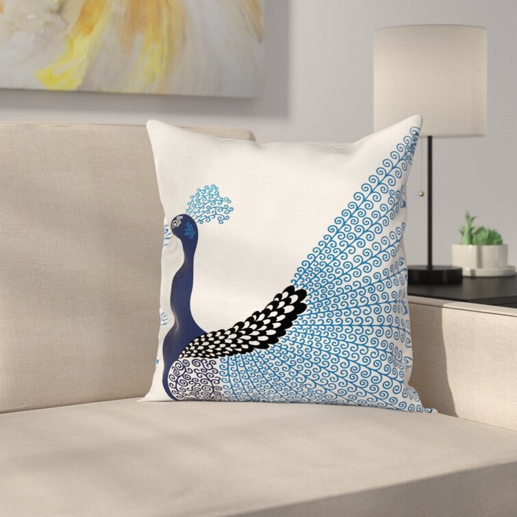 New Peacock Feather Pillowcase Cushion Cover Home Decor Throw Pillow Case Lounge