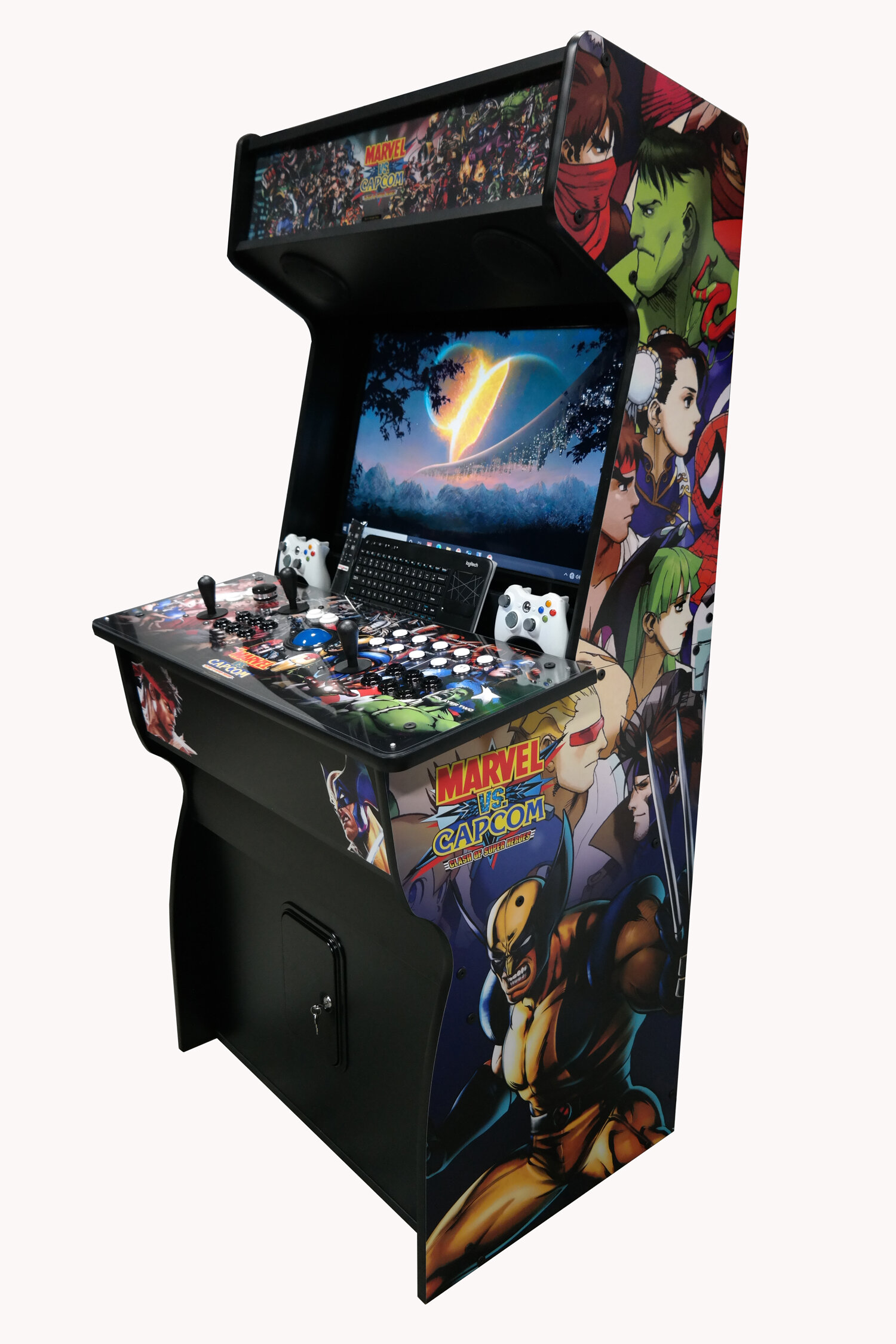 N2fun Mame Hyperspin Marvel Vs Capcom Upright Arcade Game Wayfair