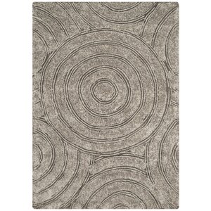 Minnich Hand-Tufted Silver Area Rug