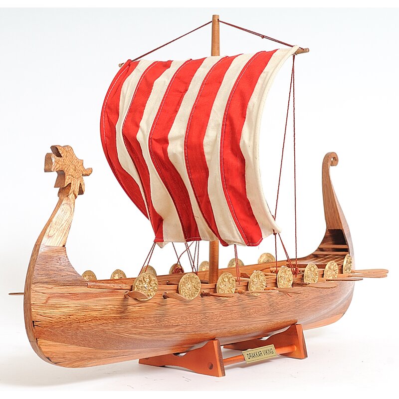 viking ship baby cradle for sale