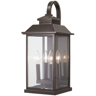Best Helms 4-Light Outdoor Wall Lantern By Alcott Hill Outdoor Lighting Helms 4-Light Outdoor Wall Lantern By Alcott Hill Outdoor Lighting