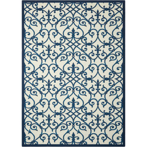 Sigel Blue/Beige Indoor/Outdoor Area Rug