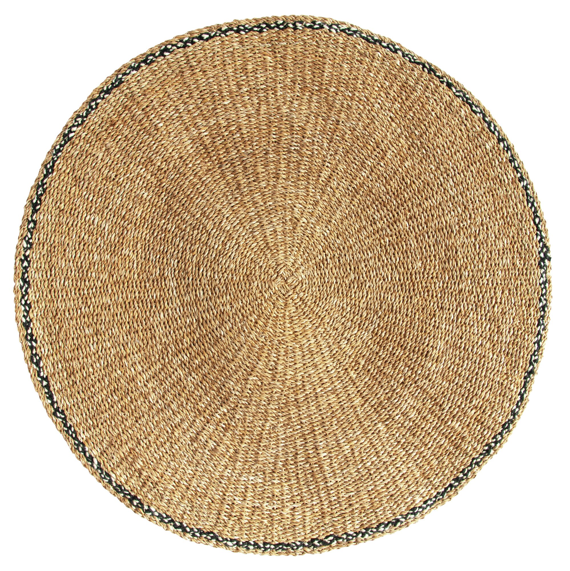 Bay Isle Home Giuliana Handwoven Seagrass 48 In X 48 In Indoor