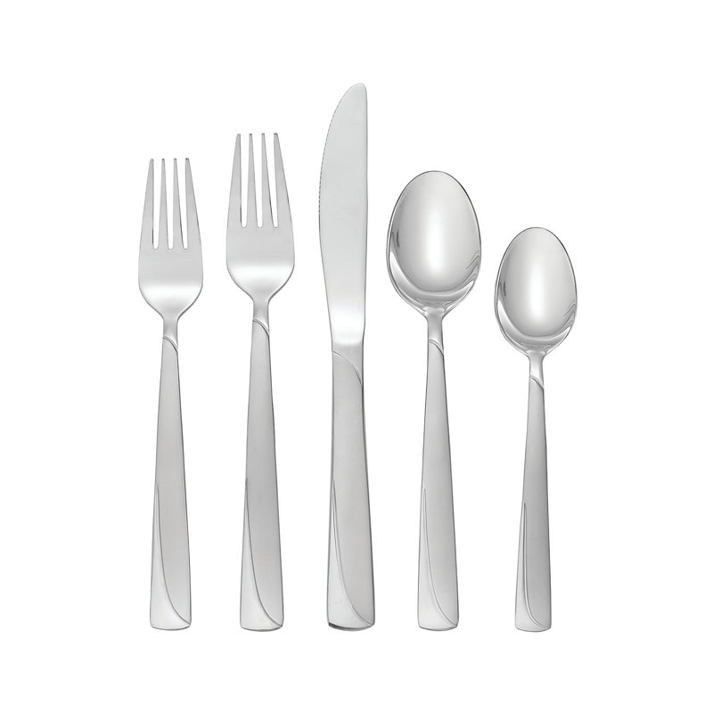 Oneida Madeline 74 Piece Flatware Set Service For 12 Reviews Wayfair