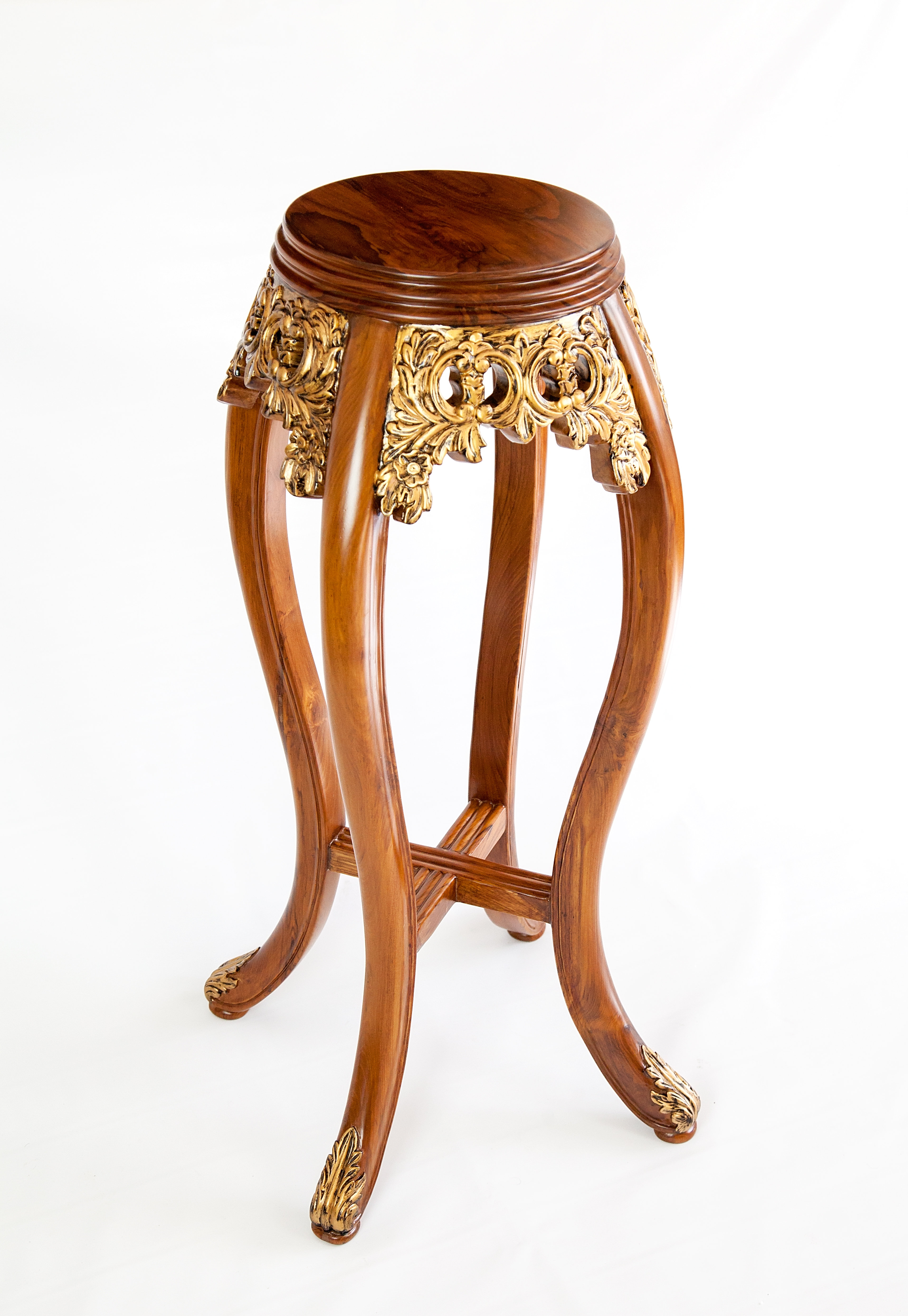 The Silver Teak Gilted Oriental End Table Wayfair The Silver Teak Gilted Oriental End Table Wayfair