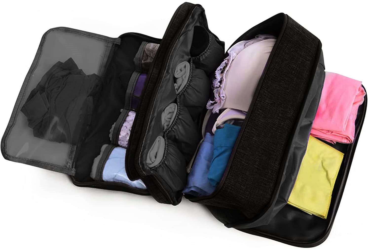 Sunglasses Cat Art Packing Cubes Travel Duffel Bag Handle Makeup Bag Large Capacity Portable Luggage Bag