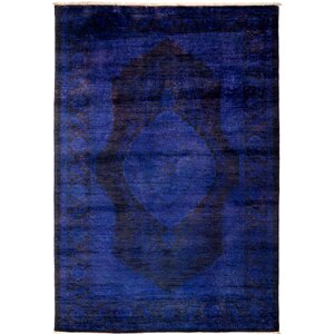 Vibrance Hand-Knotted Blue Area Rug