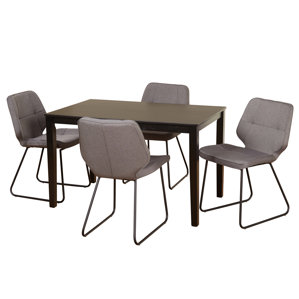Goldner 5 Piece Dining Set by Mercury Row