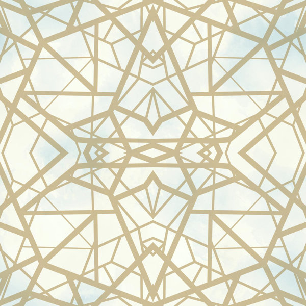 Mercer41 Rodas Shatter 16 5 L X 20 5 W Geometric Peel And Stick