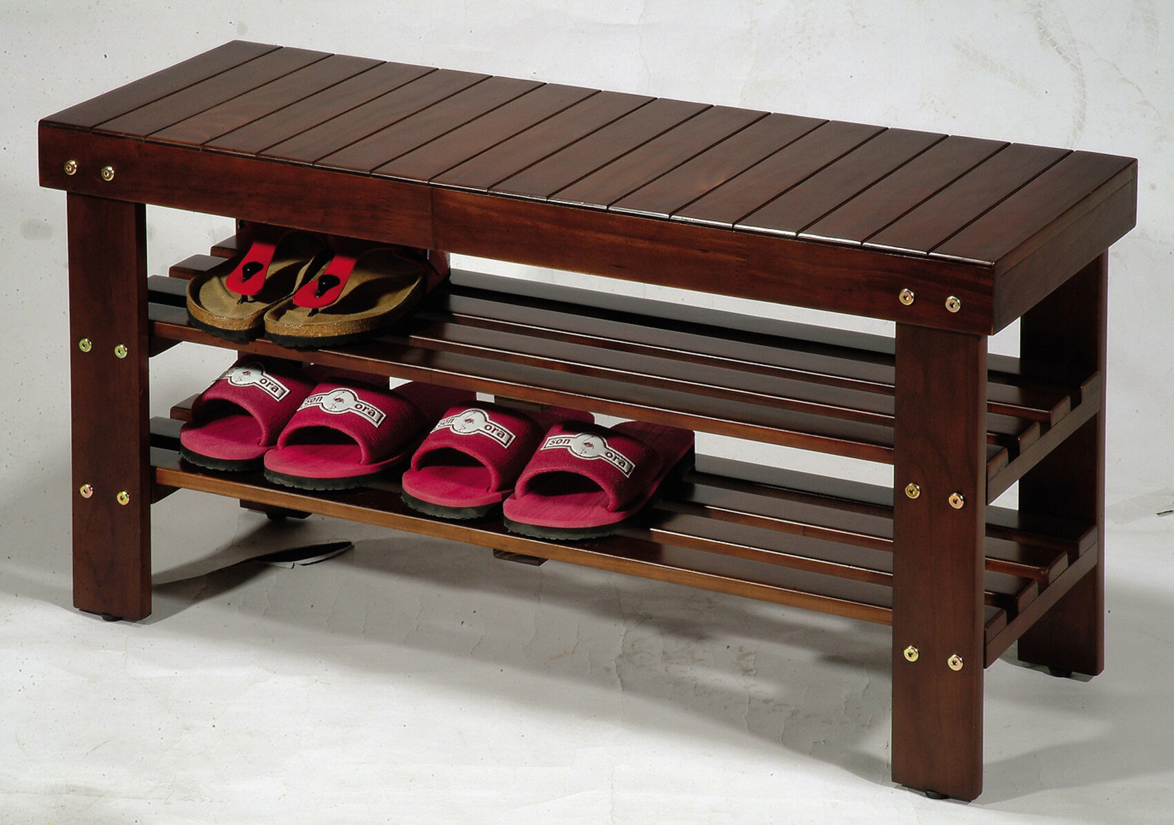 Trainor Wood Shoe Storage Bench Joss Main