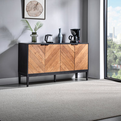 Whetsel Modern 55" Wide Sideboard with 4 Swinging Door