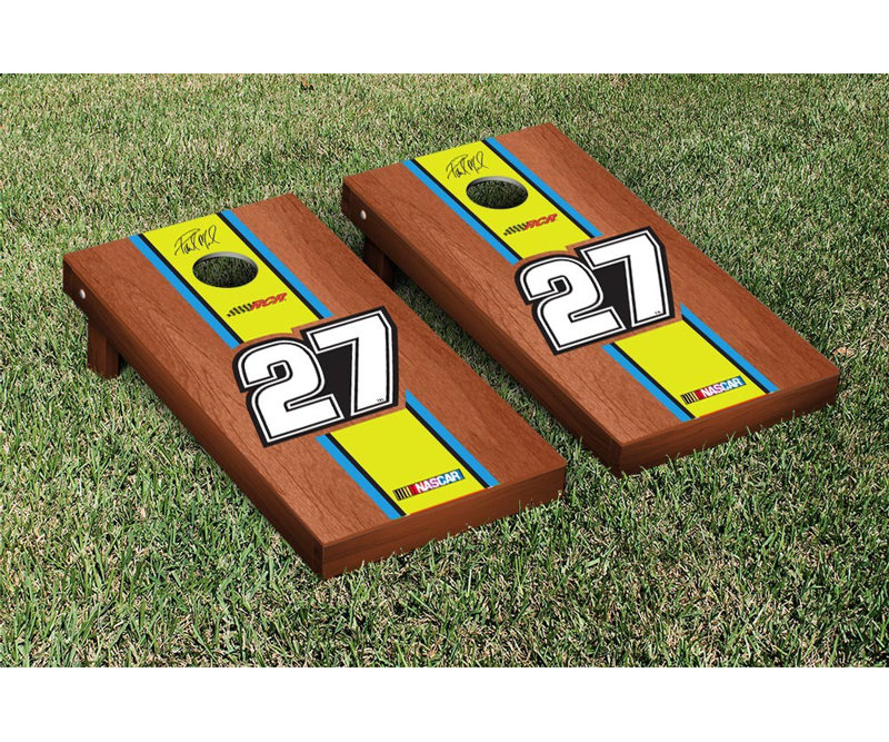 Victory Tailgate Nascar 27 Paul Menard Rosewood Stained Stripe