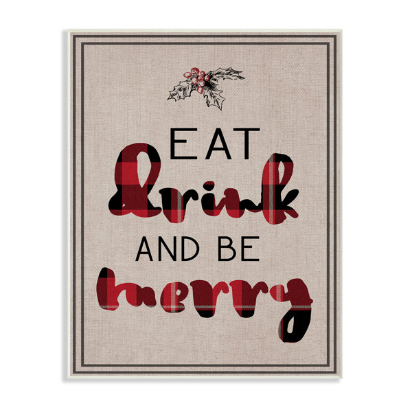 Eat And Drink Wall Art Wayfair