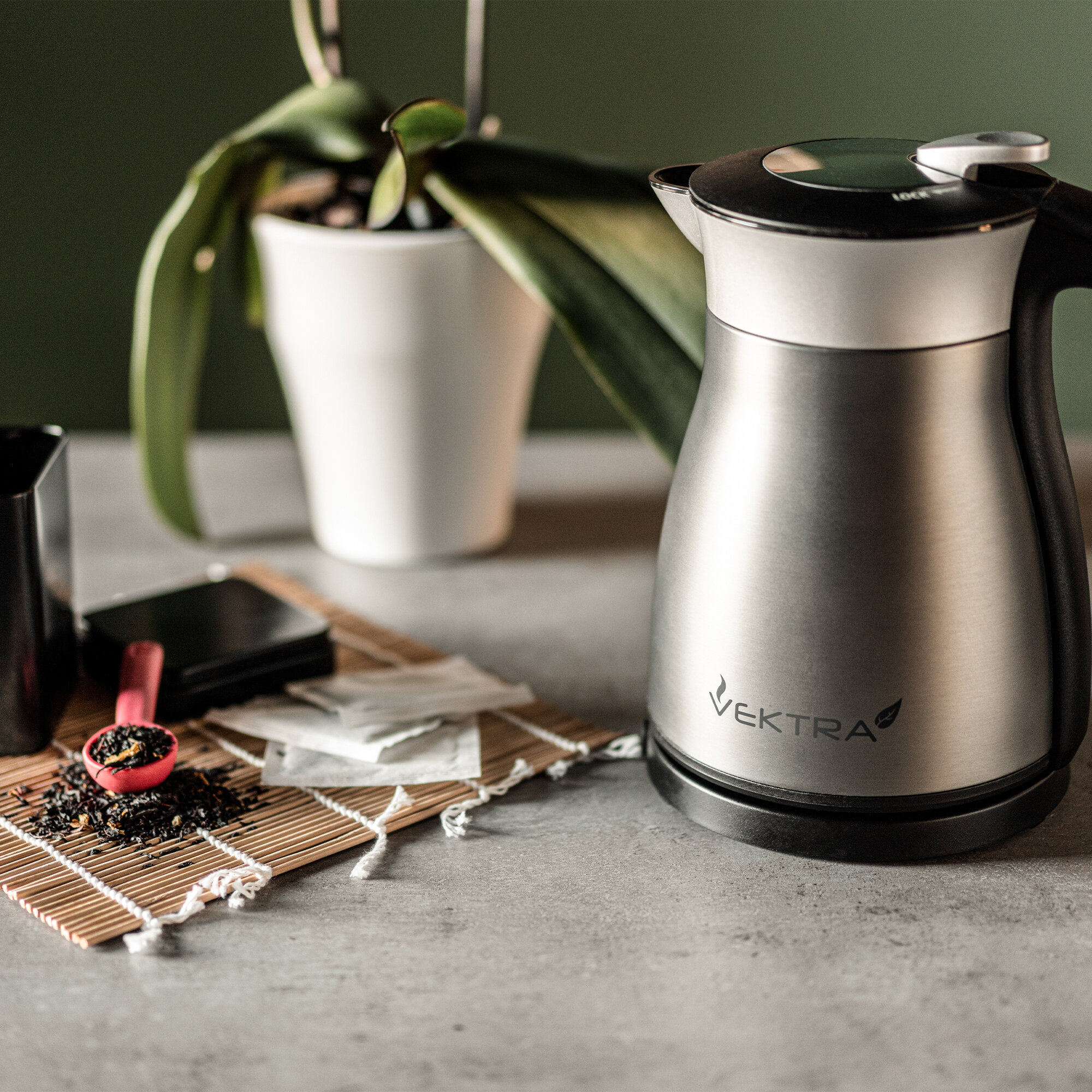 vektra vacuum electric kettle