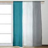 Striped Teal Curtains Drapes You Ll Love In 2021 Wayfair