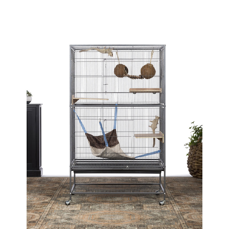 Tucker Murphy Pet Thea Flight Bird Cage With Storage Shelf