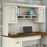 Cream Desk With Hutch Wayfair