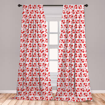 Alcott Hill Claudia Solid Semi Sheer Grommet Curtain Panels Reviews Wayfair