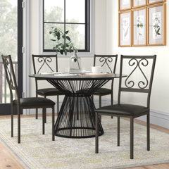 wayfair metal kitchen chairs