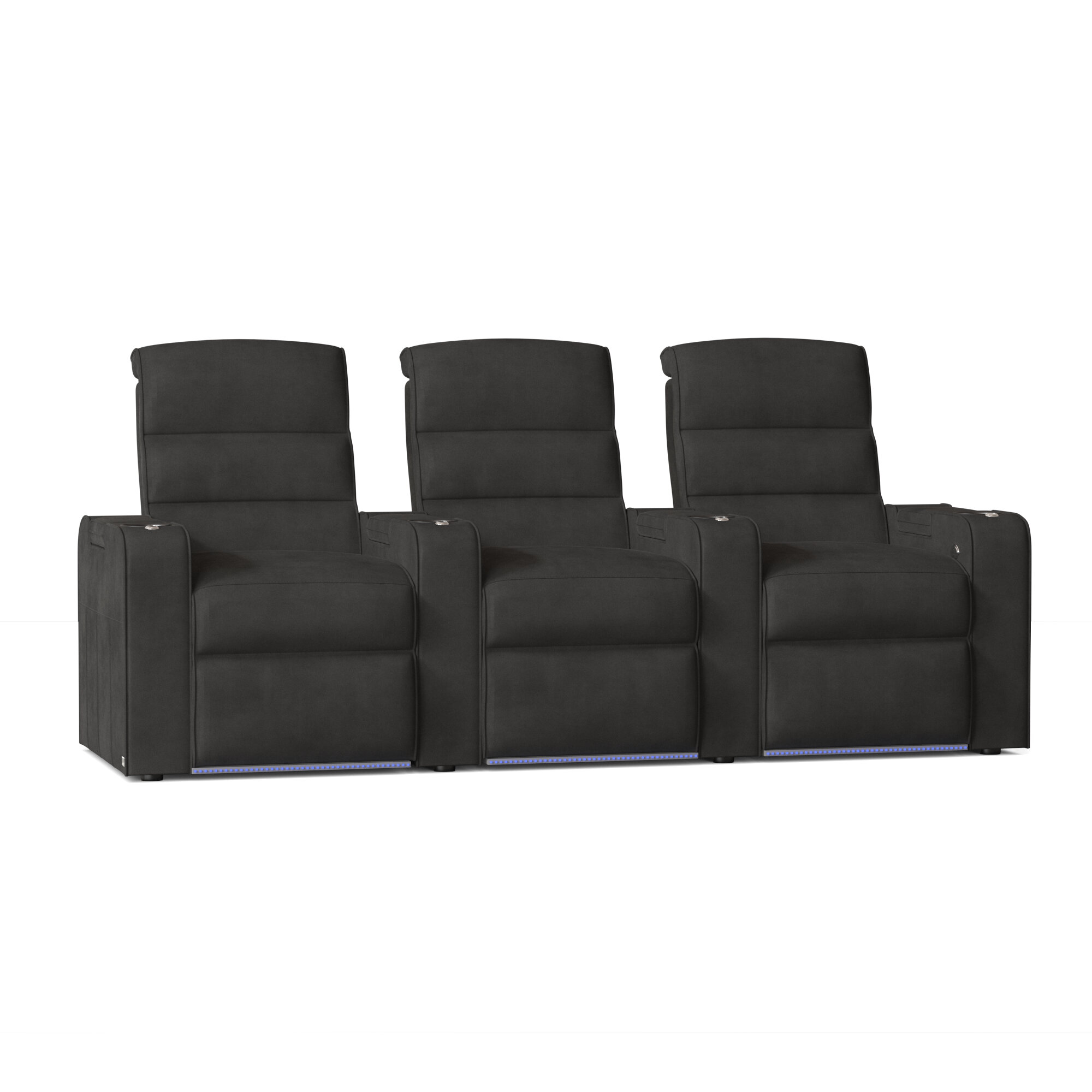 Red Barrel Studio® Magnum 97.5'' Wide Home Theater Seating with Cup ...