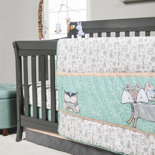 Harriet Bee Vella 3 Piece Crib Bedding Set Reviews Wayfair Ca