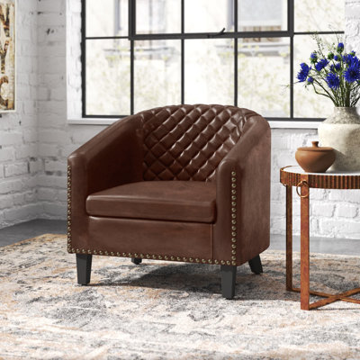 Boney 29 " Wide Tufted Small Barrel Chair