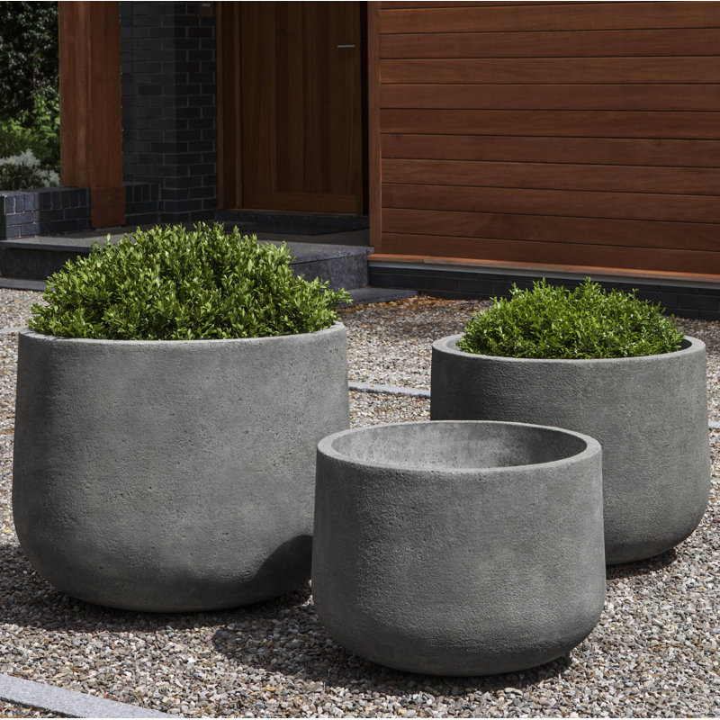 Campania International, Inc Tribeca Cast Stone Pot Planter | Perigold