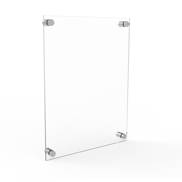 100-8.5 x11 Clear Acrylic Slanted Sign Holder Display Easels wholesale lot 