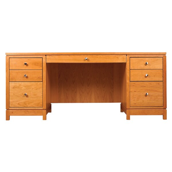 Spectrawood Franklin Solid Wood Executive Desk Perigold