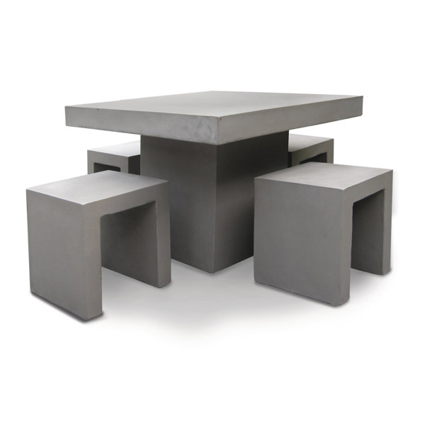 Emilie 4-seater dining set